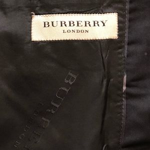 Burberry Mens Suit - Black Size 36 US -